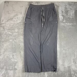 Figs Avadi grey cargo workwear casual nurse scrubs bottoms womens Medium